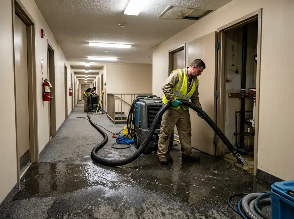 multi-unit-apartment-hallway-f-005 — frequently asked questions, Emergency Burst Pipe Water Extraction & Removal in Willamin…